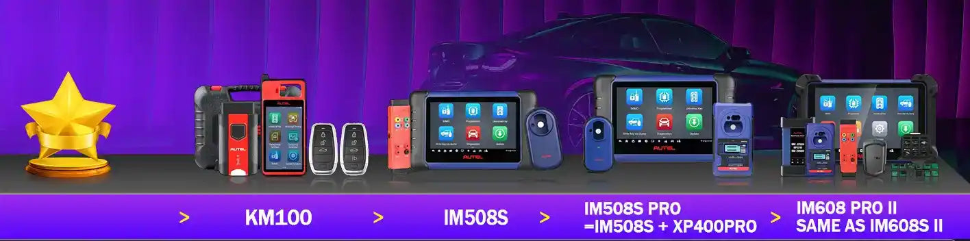Autel IMMO Tools Comparison: KM100, IM508S, IM508S PRO, IM608S II (2025 Guide)