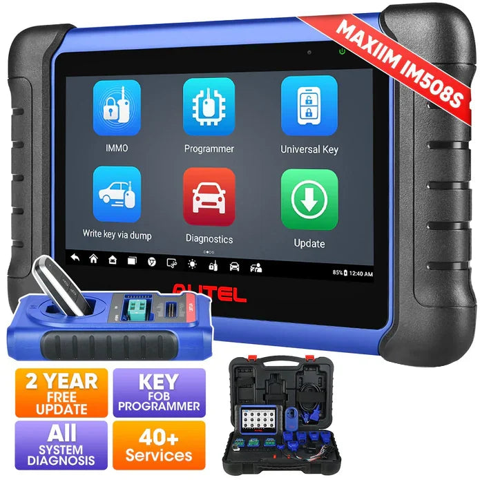 【2-Year Free Update】Autel MaxiIM IM508S Key Fob Programming Tool with XP200 Programmer, All System Diagnostic Scan, 30+ Service, Upgrade of IM508
