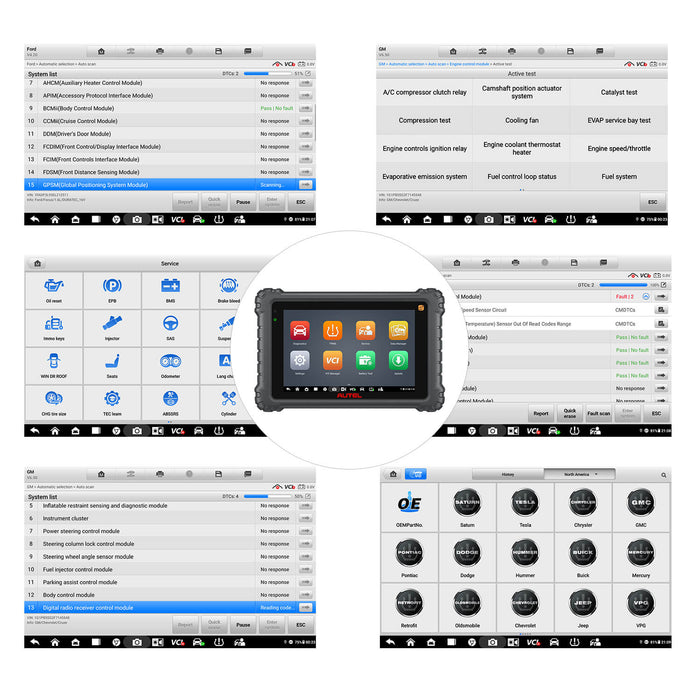 Autel MaxiCOM MK906 Pro-TS / MK906S Pro-TS Full Kit with Autel MV108S & BT506, Full TPMS Functions, Advanced ECU Coding, Bi-Directional Control, Auto Scan 2.0, 36+ Services, Plus 4PCS Metal MX-Sensor & 4PCS Rubber MX-Sensor