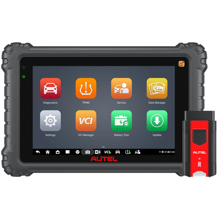 Autel MaxiCOM MK906S Pro2-TS / MK906 Pro-TS Full Kit with Autel MV108S & BT506, Full TPMS Functions, Advanced ECU Coding, Bi-Directional Control, Auto Scan 2.0, 36+ Services, Plus 4PCS Metal MX-Sensor & 4PCS Rubber MX-Sensor