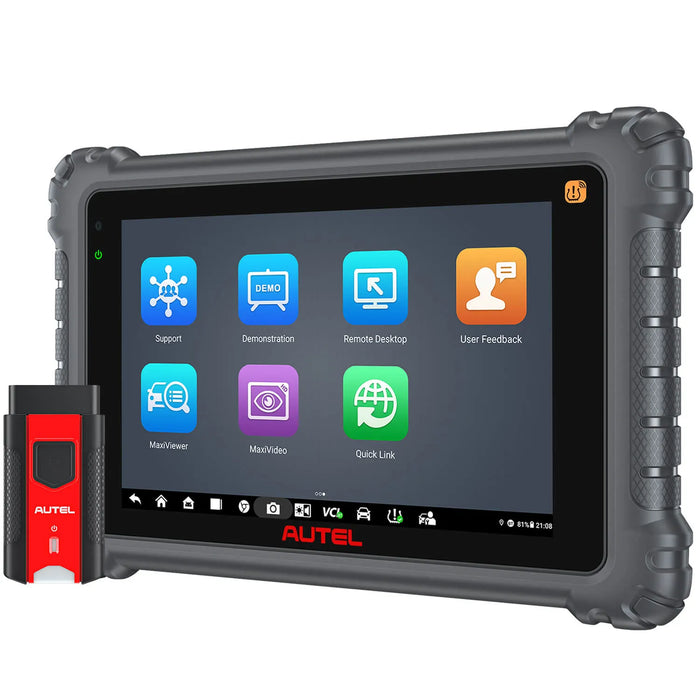 Autel MaxiCOM MK906S Pro2-TS / MK906 Pro-TS Full Kit with Autel MV108S & BT506, Full TPMS Functions, Advanced ECU Coding, Bi-Directional Control, Auto Scan 2.0, 36+ Services, Plus 4PCS Metal MX-Sensor & 4PCS Rubber MX-Sensor