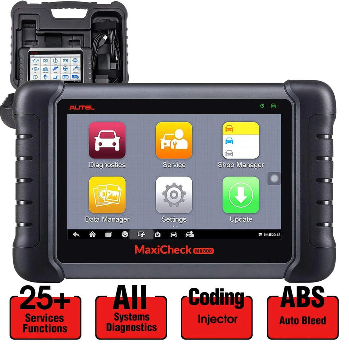 Autel MaxiCheck MX808 Diagnostic Scan Tool,  Bi-Directional Control Scanner with 2022 Newest 28+ Services, All Systems Diagnosis, and Active Test [Upgraded of MaxiCOM MK808]