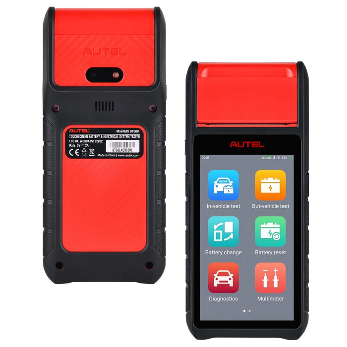 Autel MaxiBAS BT608 Car Battery Tester Vehicle Battery & Electrical System Analyzer Circuit Tester