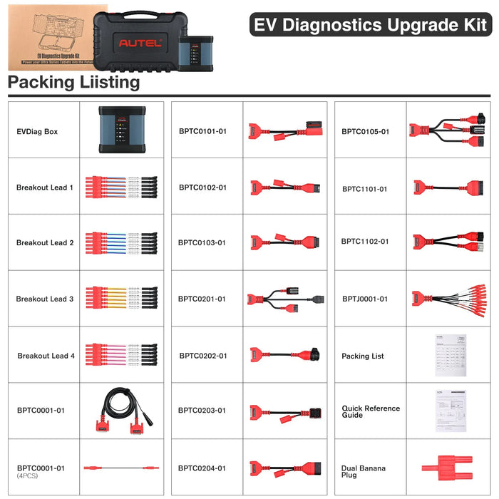 Autel Maxisys Ultra EV (Global Version) Electric Car Diagnostic Scanner, High-Voltage System Diagnose & Battery Pack Test, Online ECU Programming / Coding, Topology Map, 40+ Services