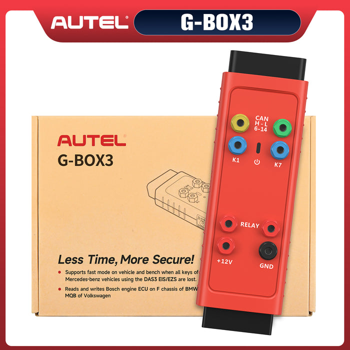 Autel GBox G-BOX3 Acessory Tool Benz & BMW Adapter GBox3 Mercedes Benz All Key Lost Tool Used with MaxiIM IM608S II / IM608 PRO II / IM608 PRO / IM608 / IM508S / IM508
