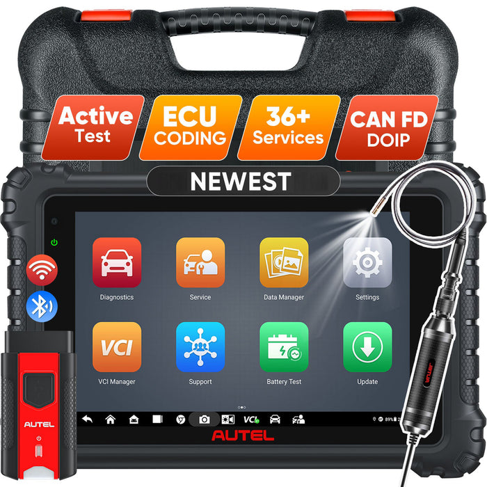 Autel MaxiCOM MK906S PRO Scanner Upgraded of MS906 Pro/MK906BT/MK906 Pro Diagnostic Tool with Advanced ECU Coding, Bi-Directional Control & 36+ Services