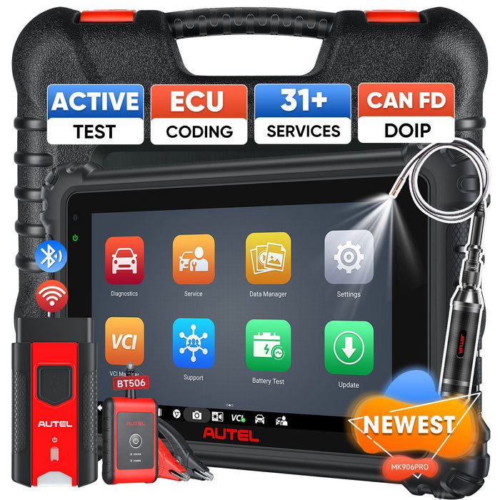 Autel MaxiCOM MK906S PRO Scanner Upgraded of MS906 Pro/MK906BT/MK906 Pro Diagnostic Tool with Advanced ECU Coding, Bi-Directional Control & 36+ Services