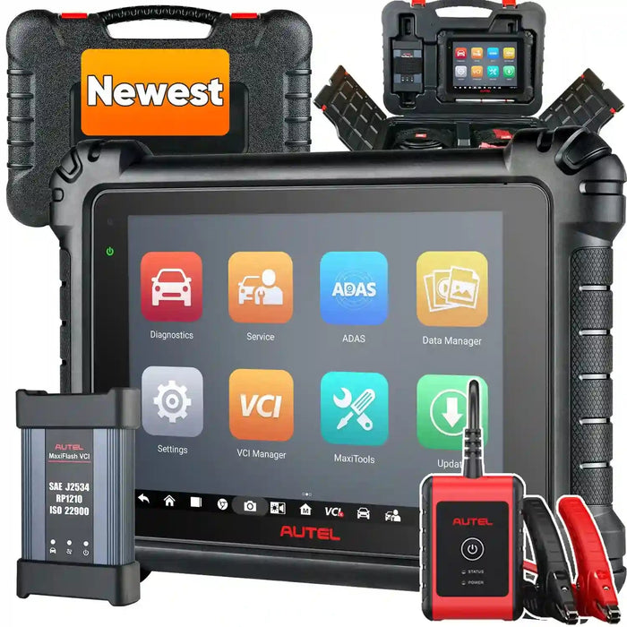 Autel MaxiSys MS909 Diagnostic Scanner with MaxiFlash VCI, J2534 ECU Programming & Coding, Bi-Directional Control, 36+ Special Services, Same as Ultra/ MS919