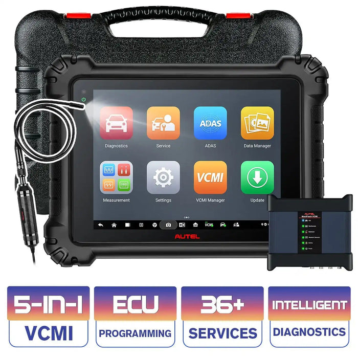 Autel Maxisys MS919 Automotive Diagnostic Scanner with Topology Module Mapping and 5-in-1 VCMI, ECU Programming & Coding, Same as MS Ultra (Upgraded of MS909/ Elite II)