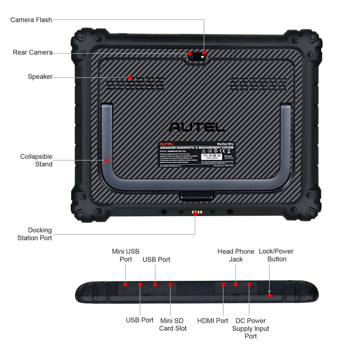 Autel Maxisys Ultra 2025 Top Intelligent Diagnostic Tool with 5-in-1 VCMI, Topology Map, 40+ Services, ECU Programming & Coding (Upgraded Ver. of MS919/ MS909/ Elite II)