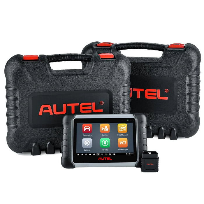 【2-Year Free Update】Autel MaxiPRO MP808BT PRO KIT Automotive Full System Diagnostic Scanner with OBD1 Adapters, Supports Wireless Connection, Bi-Directional Control, 36 + Services
