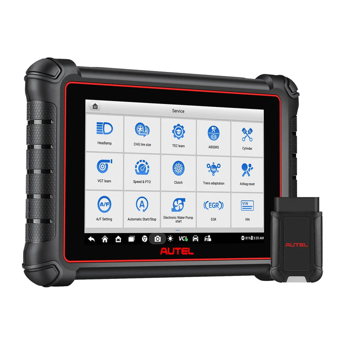 2025 Autel MaxiPRO MP900BT / MP900Z-BT OBD2 Diagnostic Scanner, 8'' Screen Tablet Tool Scanner, Advanced ECU Coding, OE-Level System Diagnostic, 8MP Rear Camera Pre & Post Scan, DoIP CAN FD Protocols Supported, Upgraded Ver. Of MP808BT PRO
