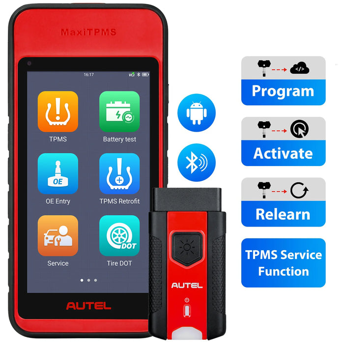 Autel MaxiTPMS ITS600 TPMS Relearn Tool, TPMS Programming Tool Activate/Relearn All Sensors, TPMS Diagnostics, 4 Reset Functions (Oil Reset, BMS, SAS, EPB), Auto VIN (Free Update)