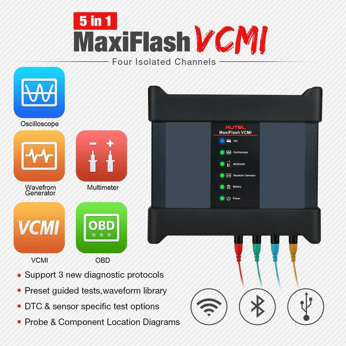 Autel Maxisys Ultra 2025 Top Intelligent Diagnostic Tool with 5-in-1 VCMI, Topology Map, 40+ Services, ECU Programming & Coding (Upgraded Ver. of MS919/ MS909/ Elite II)