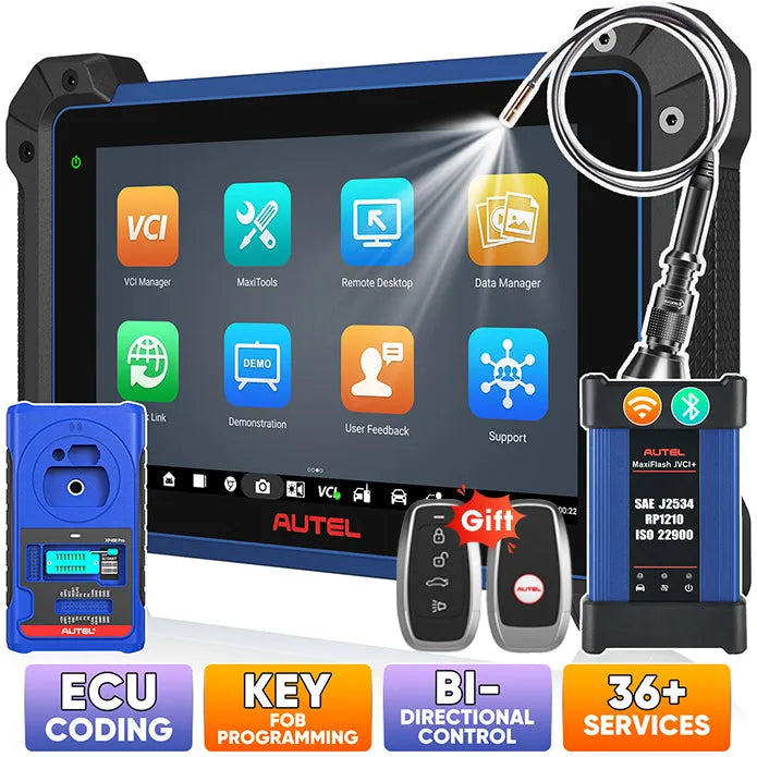 Autel MaxiIM IM608S II / IM608 PRO II Automotive All-In-One Key Programming Tool with 2 Free Random Ikeys, Top IMMO Functions, Advanced ECU Coding, No IP Limitation, Upgrade of IM608 PRO/IM608/IM508