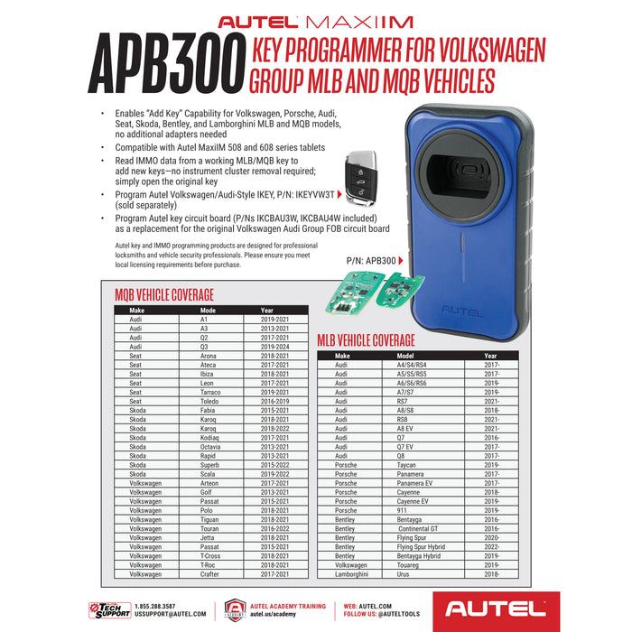 Autel MaxiIM APB300 Flyer