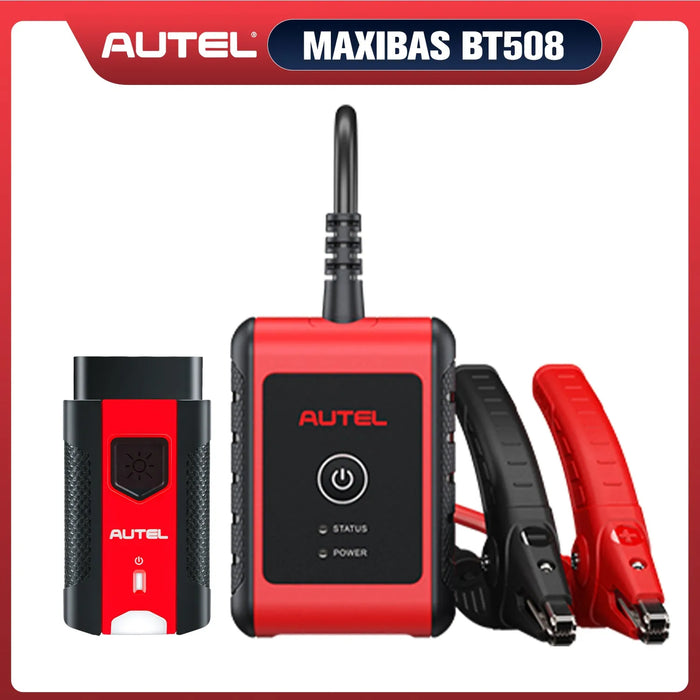 Autel MaxiBAS BT508 Car Battery Tester, Automotive Cranking & Charging System Analyzer, for iOS and Android Devices