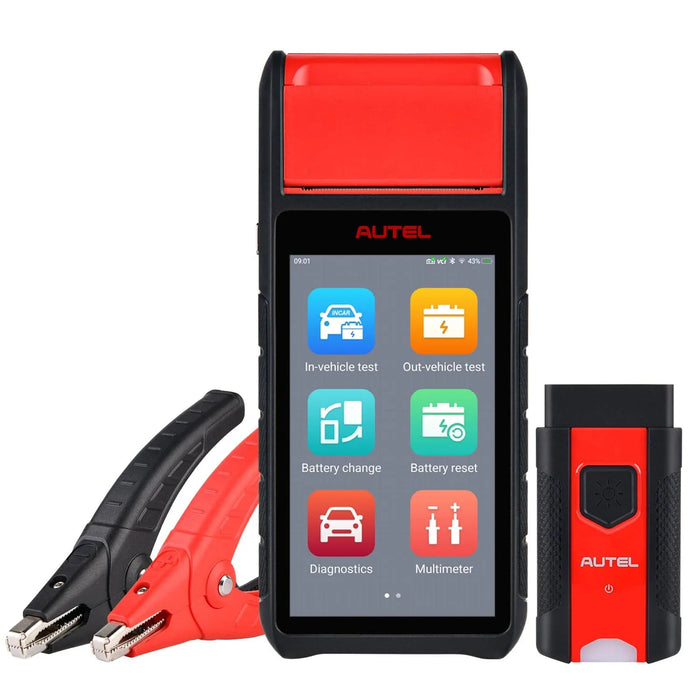 Autel MaxiBAS BT608 BTAK Car Battery Tester & Electrical System Diagnostic Tool with Battery Tester Accessory Kit