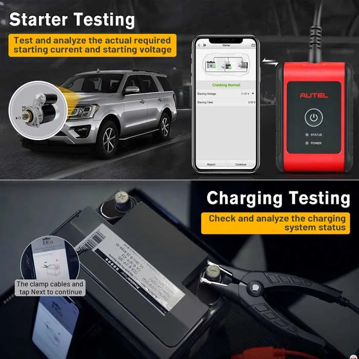 Autel MaxiBAS BT506 Car Battery Tester & Analyzer, 100% Detection Rate of Bad Batteries