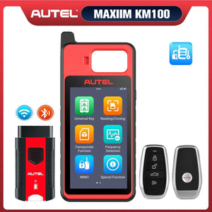 Autel MaxiIM KM100 Key Programmer for Car Key Programming, Key Addition and Lost Key Replacement Across 700+ Vehicle Models Including Toyota, Honda and Nissan