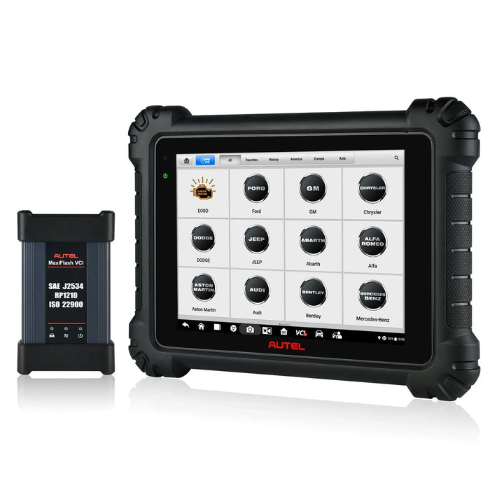 Autel MaxiSys MS909 Diagnostic Scanner with MaxiFlash VCI, J2534 ECU Programming & Coding, Bi-Directional Control, 36+ Special Services, Same as Ultra/ MS919