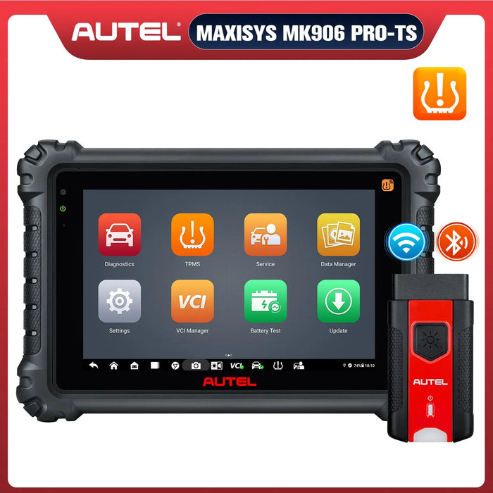 Autel MaxiCOM MK906S Pro2-TS/MK906Pro TS Autel Scanner with TPMS Functions ECU Coding, Bi-directional Control