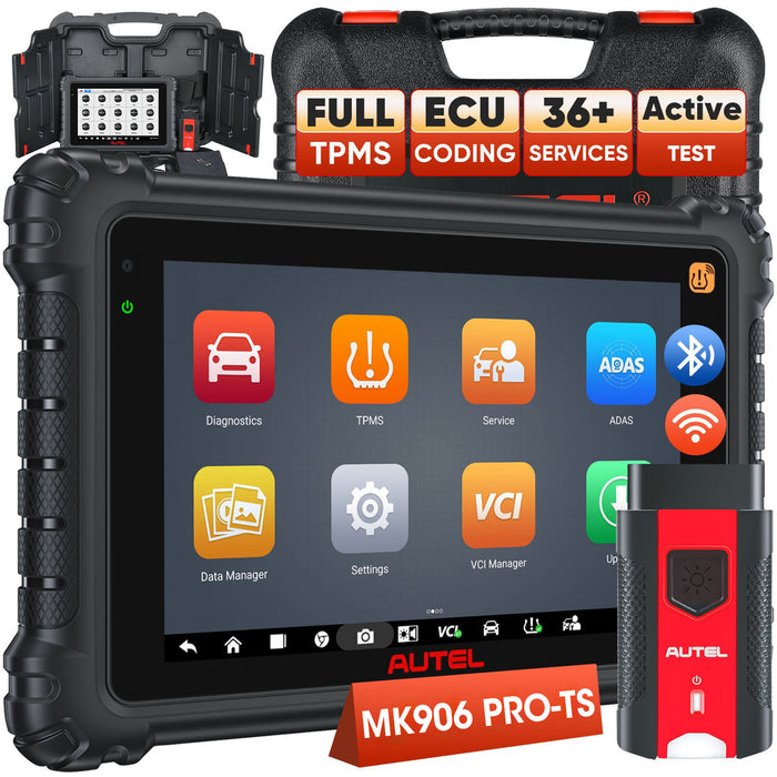 Autel MaxiCOM MK906Pro TS Autel Scanner with TPMS Functions ECU Coding, Bi-directional Control