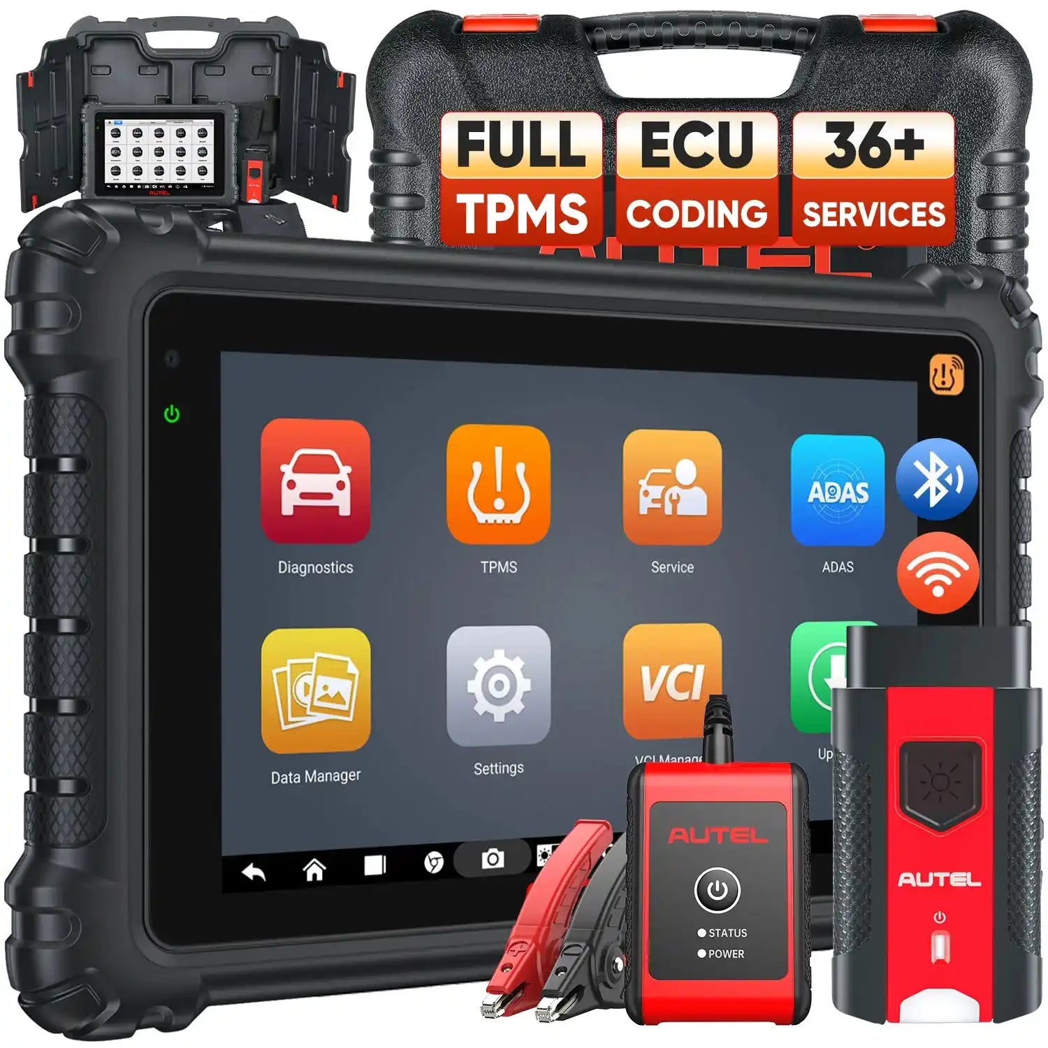 2026 MaxiCOM MK906S Pro2-TS / MK906 Pro2-TS Autel Scanner with TPMS Functions ECU Coding, Bi-directional Control, Upgraded MK906Pro TS / MK906S Pro TS