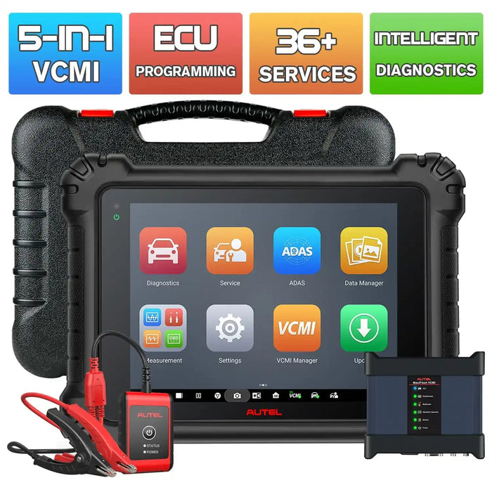 Autel Maxisys MS919 Automotive Diagnostic Scanner with Topology Module Mapping and 5-in-1 VCMI, ECU Programming & Coding, Same as MS Ultra (Upgraded of MS909/ Elite II)