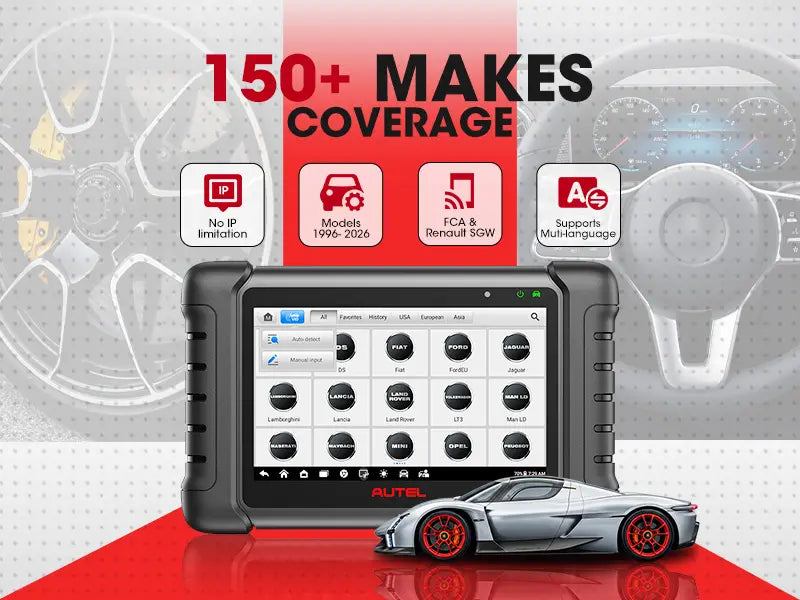 Autel MX808S OBD2 Scanner for Full System Diagnostics, Bi-Directional Control and Service Reset Functions – Best Value OBD2 Scanner for DIY Users and Workshops