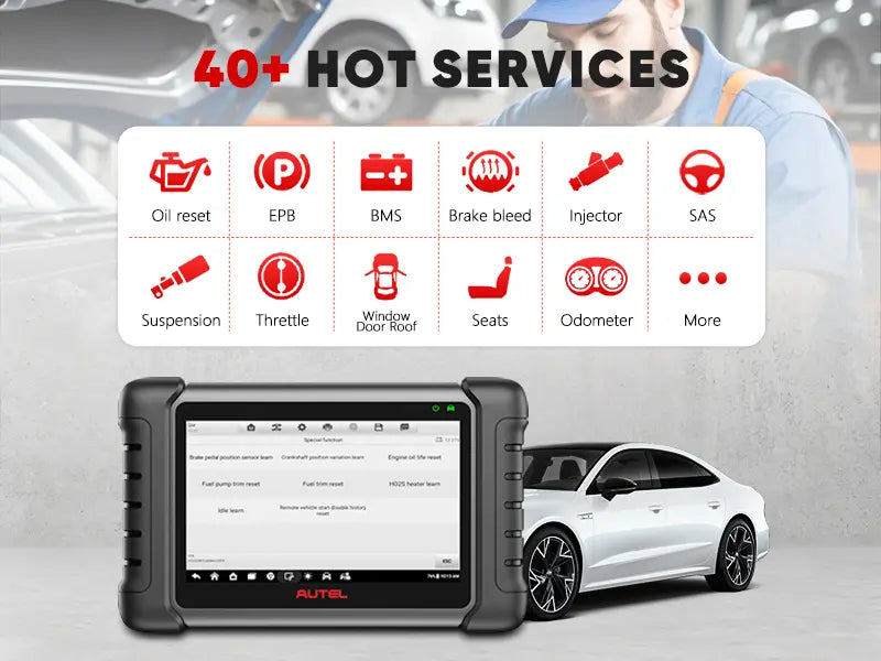 Autel MX808S OBD2 Scanner for Full System Diagnostics, Bi-Directional Control and Service Reset Functions – Best Value OBD2 Scanner for DIY Users and Workshops