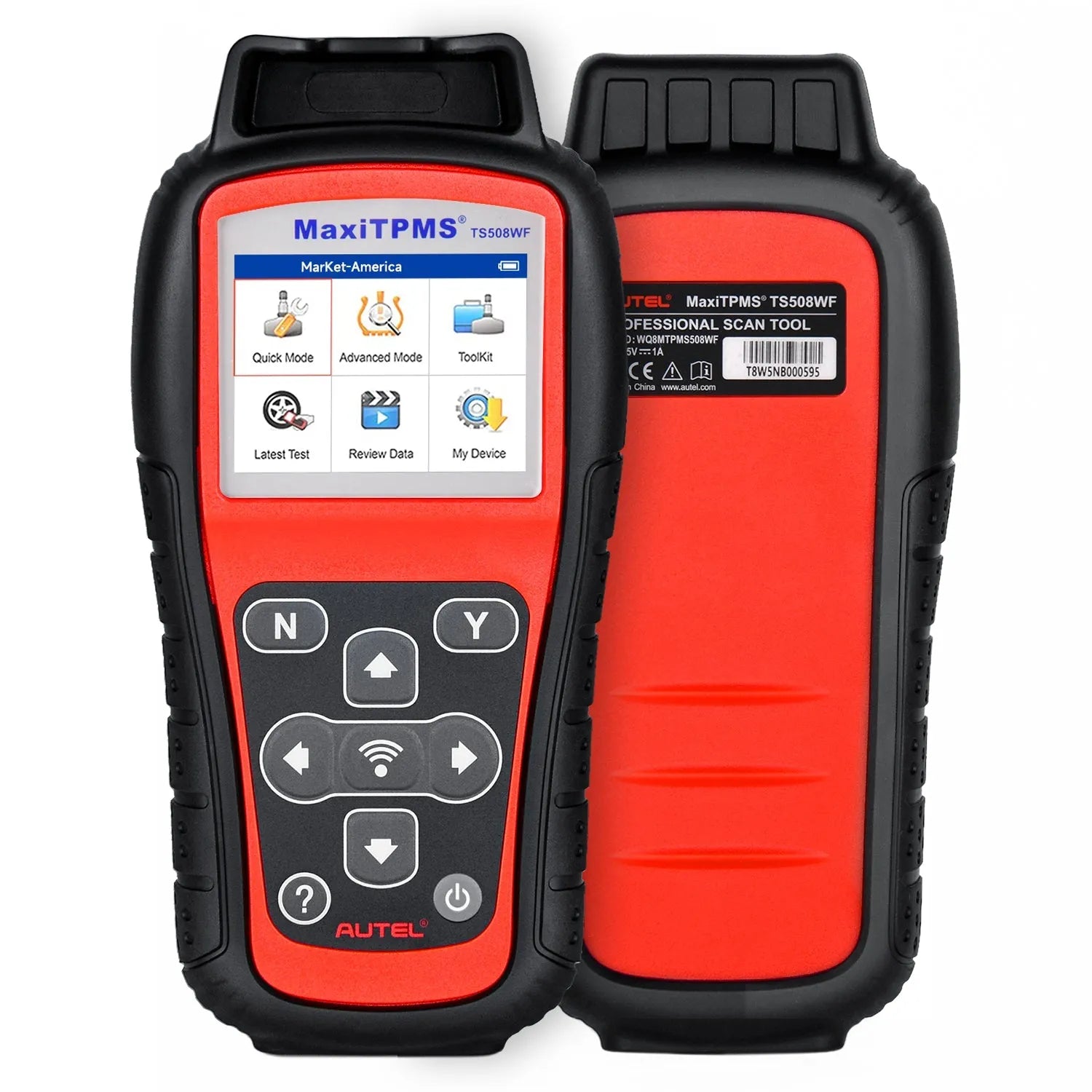 Autel MaxiTPMS TS508WF Advanced TPMS Service Tool 2026 With Wi-Fi Updates, Program MX-Sersors 315/433MHz, Relearn/Activate All Sensors