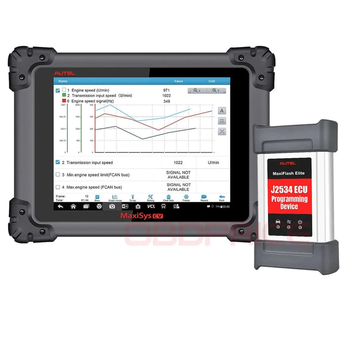 Autel Maxisys CV MS908CV Heavy Duty Truck Diagnostic Tool, Diesel Scanner for Commercial Vehicles With J2534 ECU Programming Tool