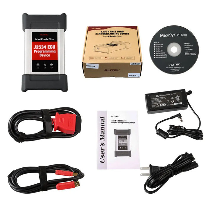 Autel MaxiFlash Elite J2534 ECU Programming Tool Fit for Maxisys MS908/MS908P/MK908 Pro