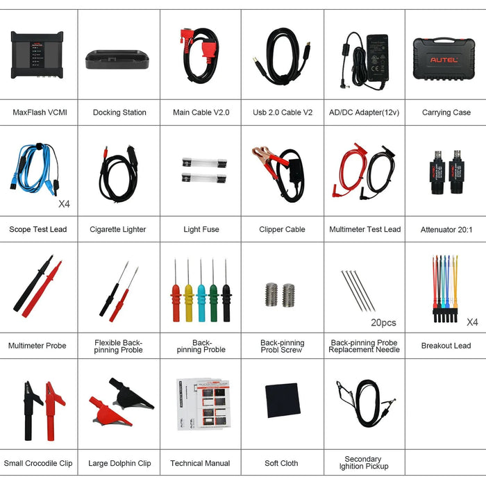 Autel Maxisys Ultra EV (Global Version) Electric Car Diagnostic Scanner, High-Voltage System Diagnose & Battery Pack Test, Online ECU Programming / Coding, Topology Map, 40+ Services
