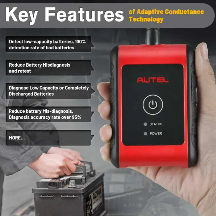 Autel MaxiBAS BT506 Car Battery Tester & Analyzer, 100% Detection Rate of Bad Batteries
