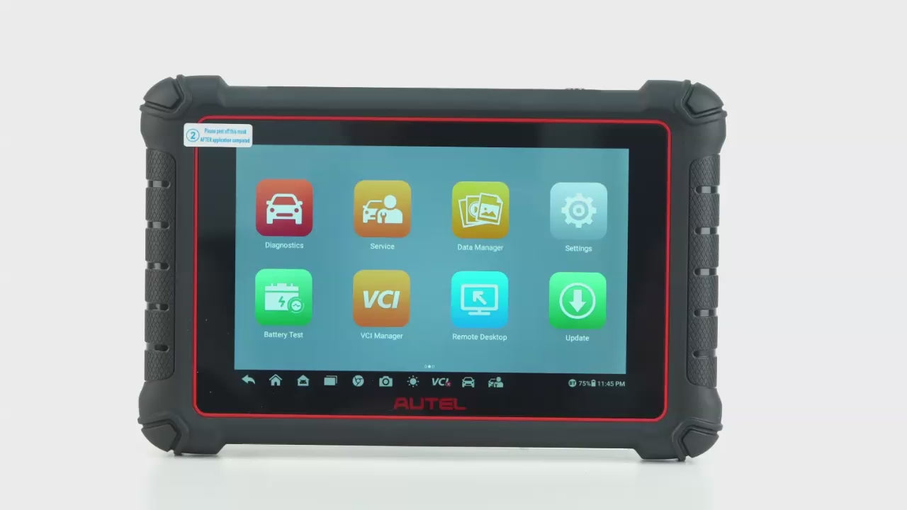 Autel MaxiCOM MK900BT MK900-BT Automotive Full System Diagnostic Scanner with Android 11.0, Bi-Directional Control, 40+ Services, Upgraded Ver. Of MK808BT/MK808BT PRO Scanner