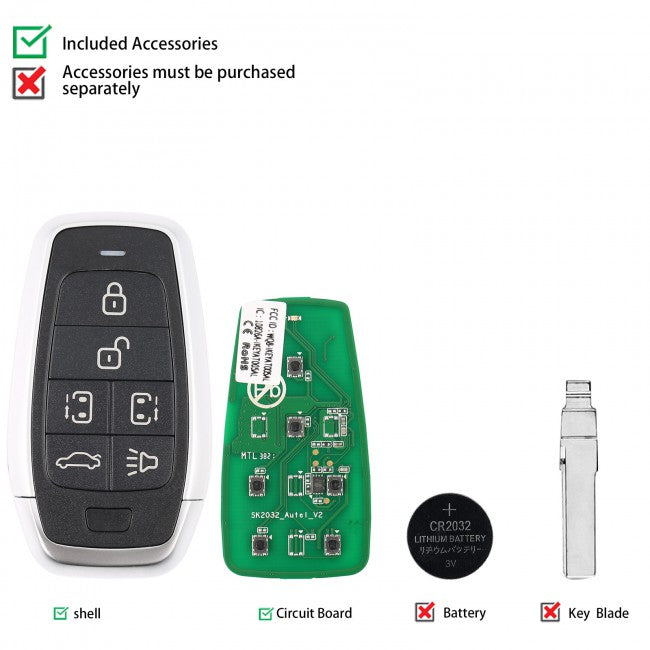 AUTEL IKEYAT006BL  Universal Smart Key