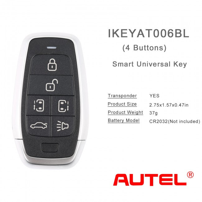 AUTEL IKEYAT006BL Independent 6-Button Universal Smart Key