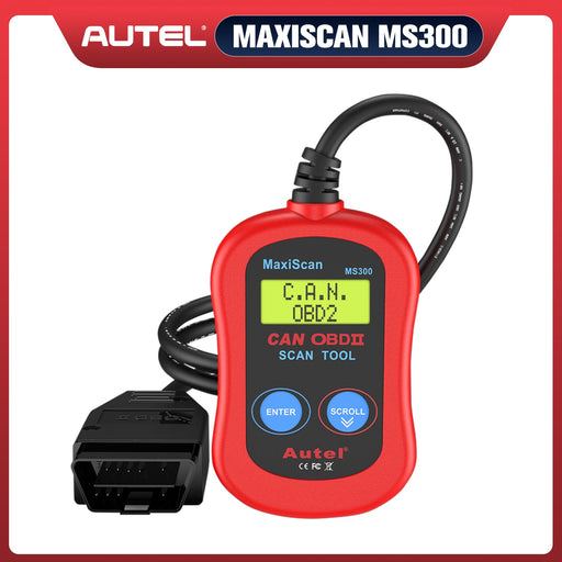 Autel MaxiScan MS300 CAN OBDII Diagnostic Scan Tool OBD2 Code Reader Media